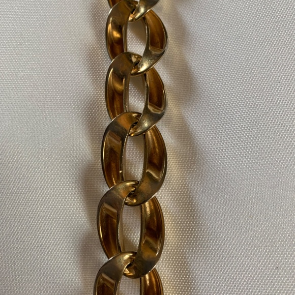 🎉Host Pick🎉.Dior Vintage Antique Gold Curb Link Chain Bracelet! - Picture 5 of 11